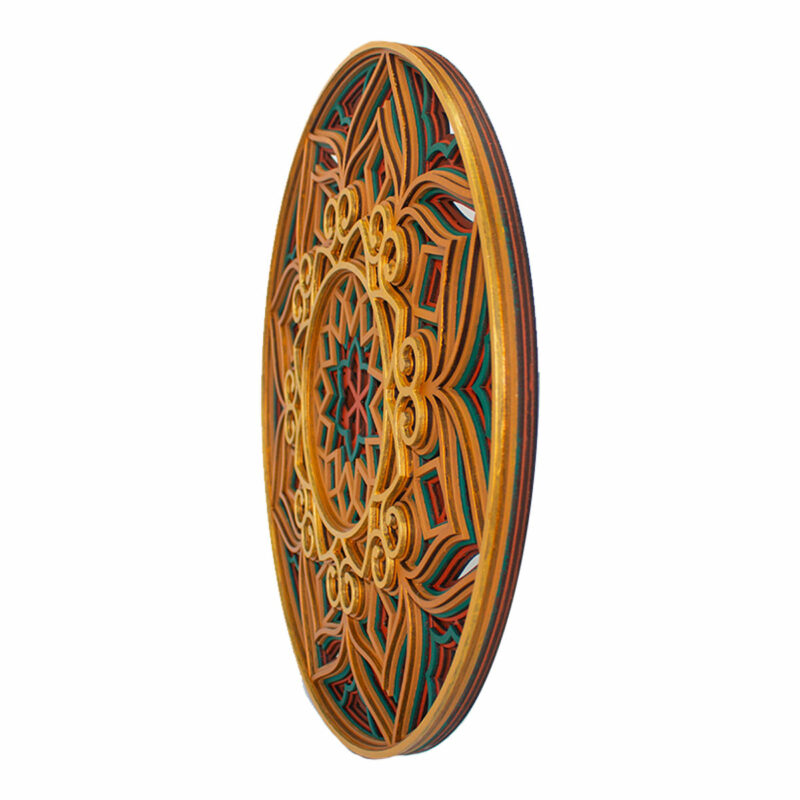 Mandala Cores Metálicas