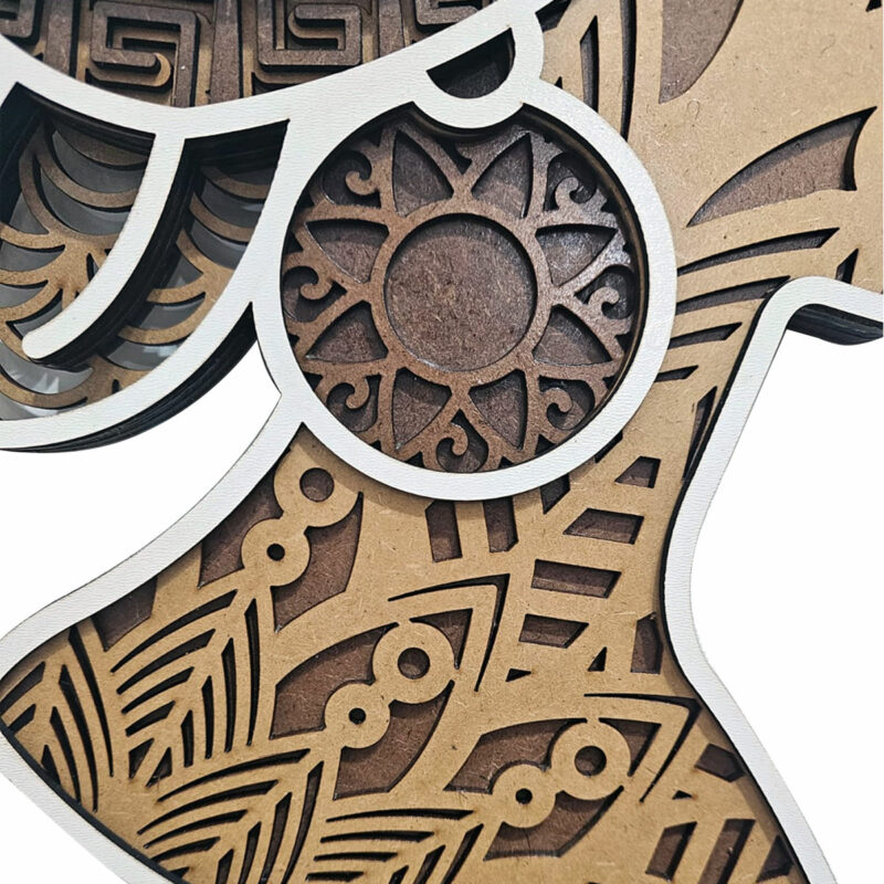 Decoração África Negra em Camadas