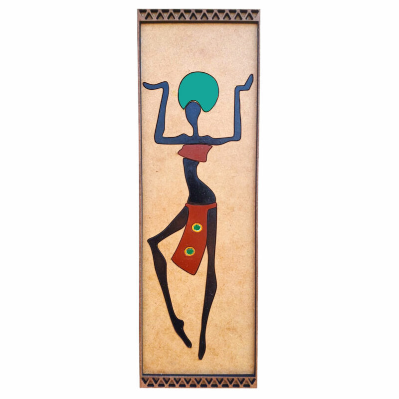 Conjunto de Quadros Meninas Africanas
