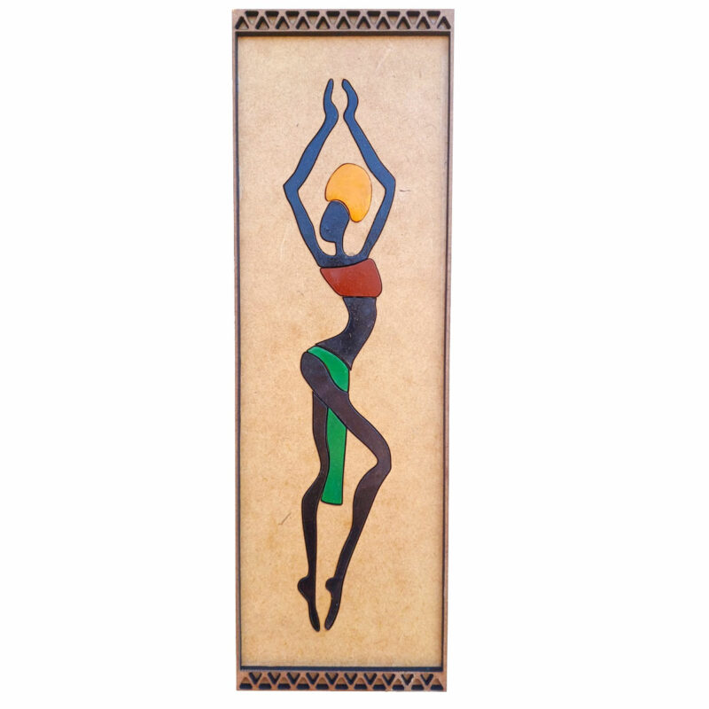 Conjunto de Quadros Meninas Africanas